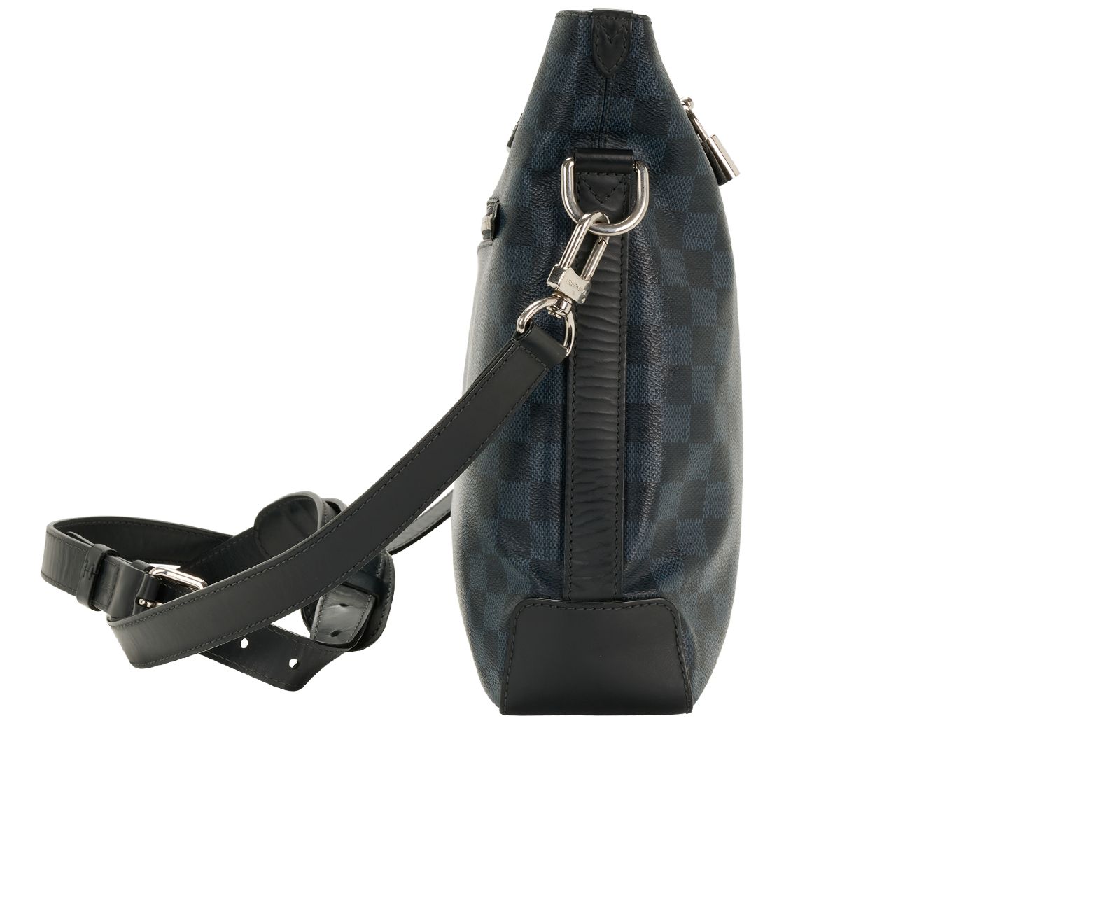 Messenger L, &pound;650, Handbags, Black, Canvas, Side view